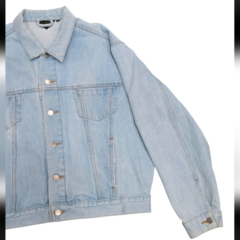 J. CREW Men's Denim Casual Button Up Jean Jacket Size XL - Picture 5 of 9